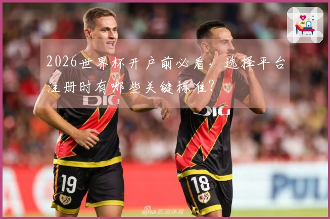 2026世界杯开户前必看，选择平台注册时有哪些关键标准？